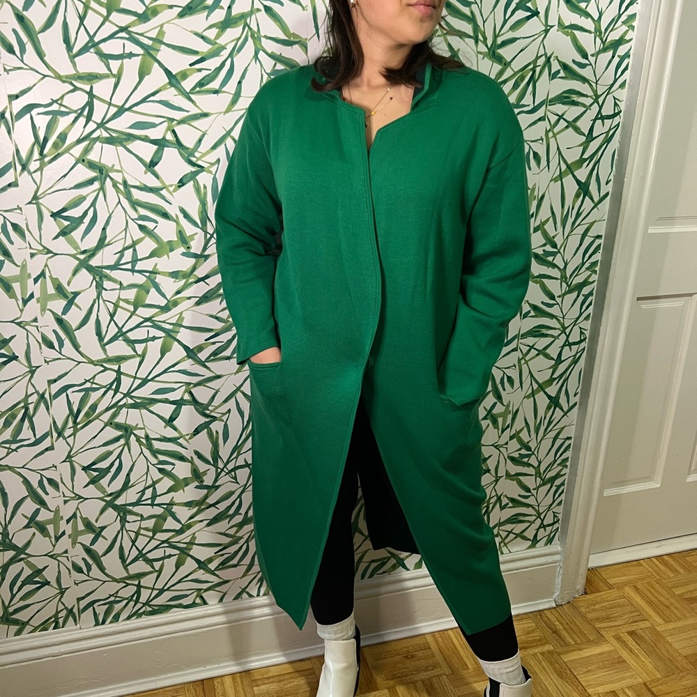 GREEN CARDIGAN